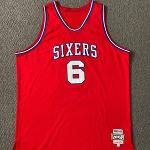 REPLICA 76ers Julius Erving Throwback Jersey XXL